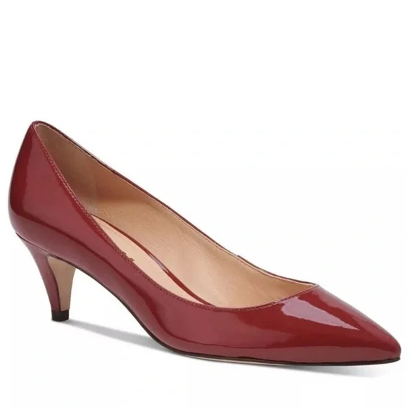 Coach Cherry Sloan Patent Kitten Pump - Picture 1 of 7